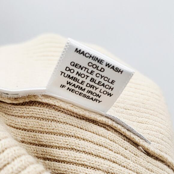 Ann Taylor LOFT Beige Tan Knit Ribbed Tank Top Sleeveless Women’s Size M - Picture 6 of 6